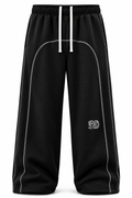 Contrast-Stitched Fleece Sweatpants