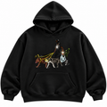Boxy Gather-Hem Hoodie