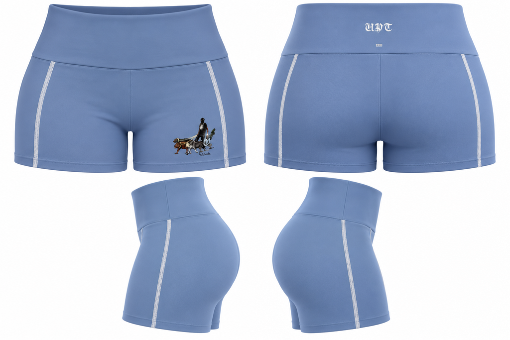 Women's High Waisted Yoga Biker Shorts